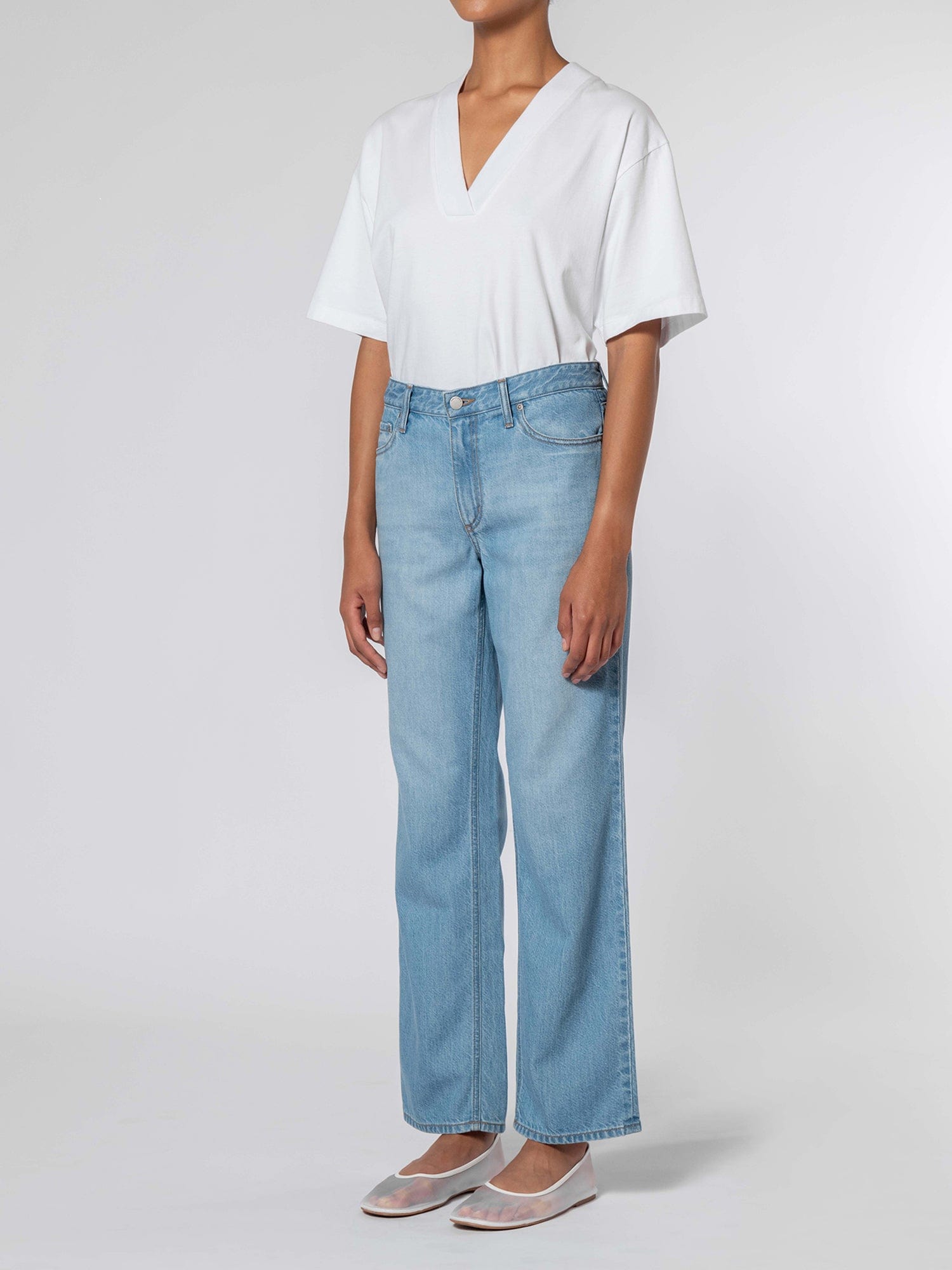 Daria Jean Blue Brushed