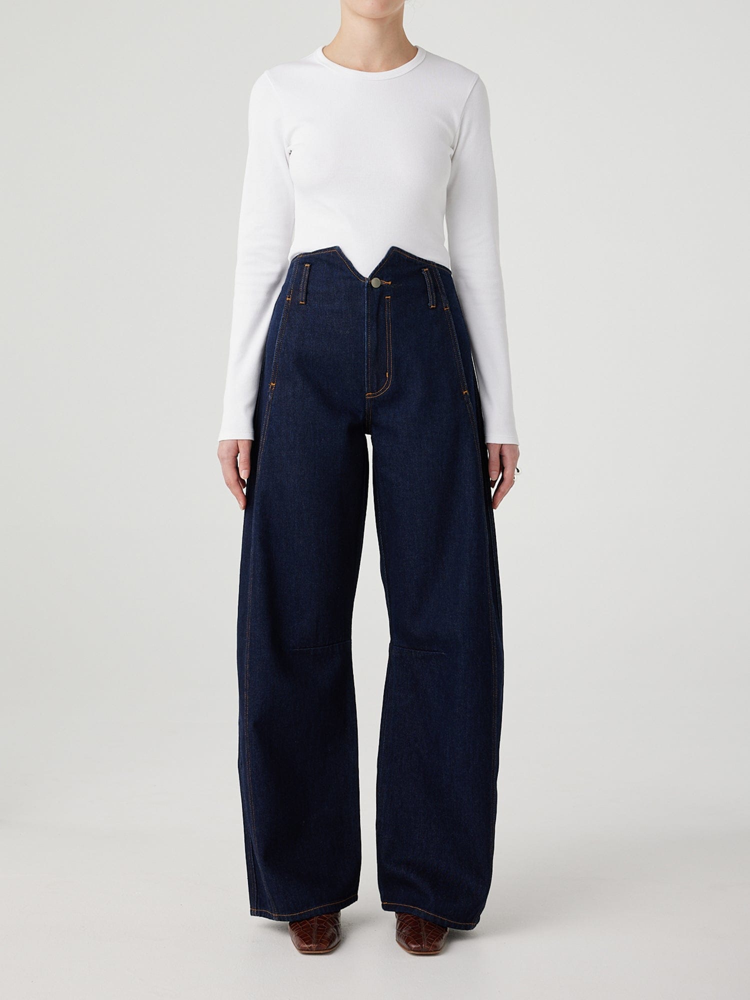 Vera Tuxedo Jean Pure Blue
