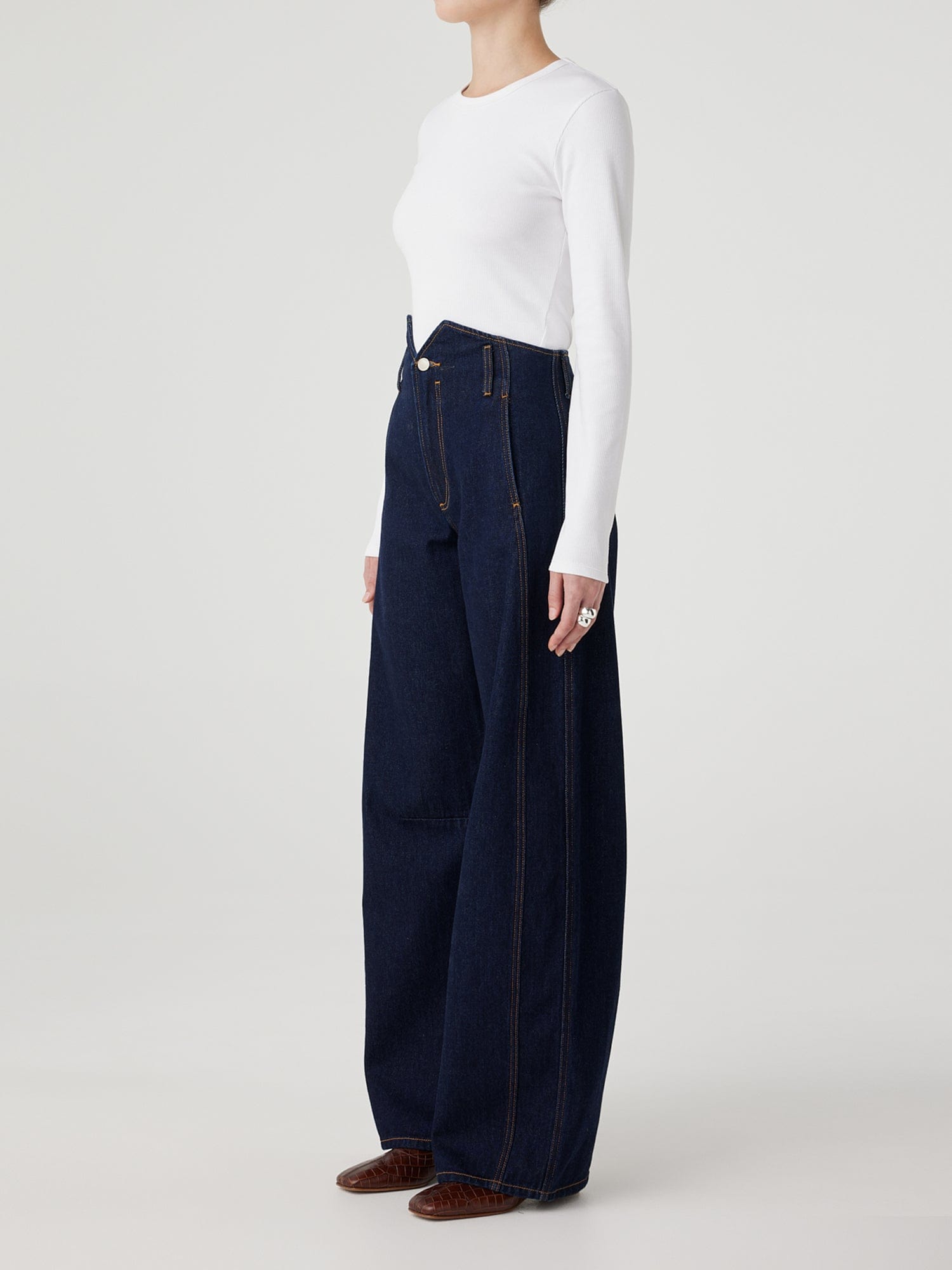 Vera Tuxedo Jean Pure Blue