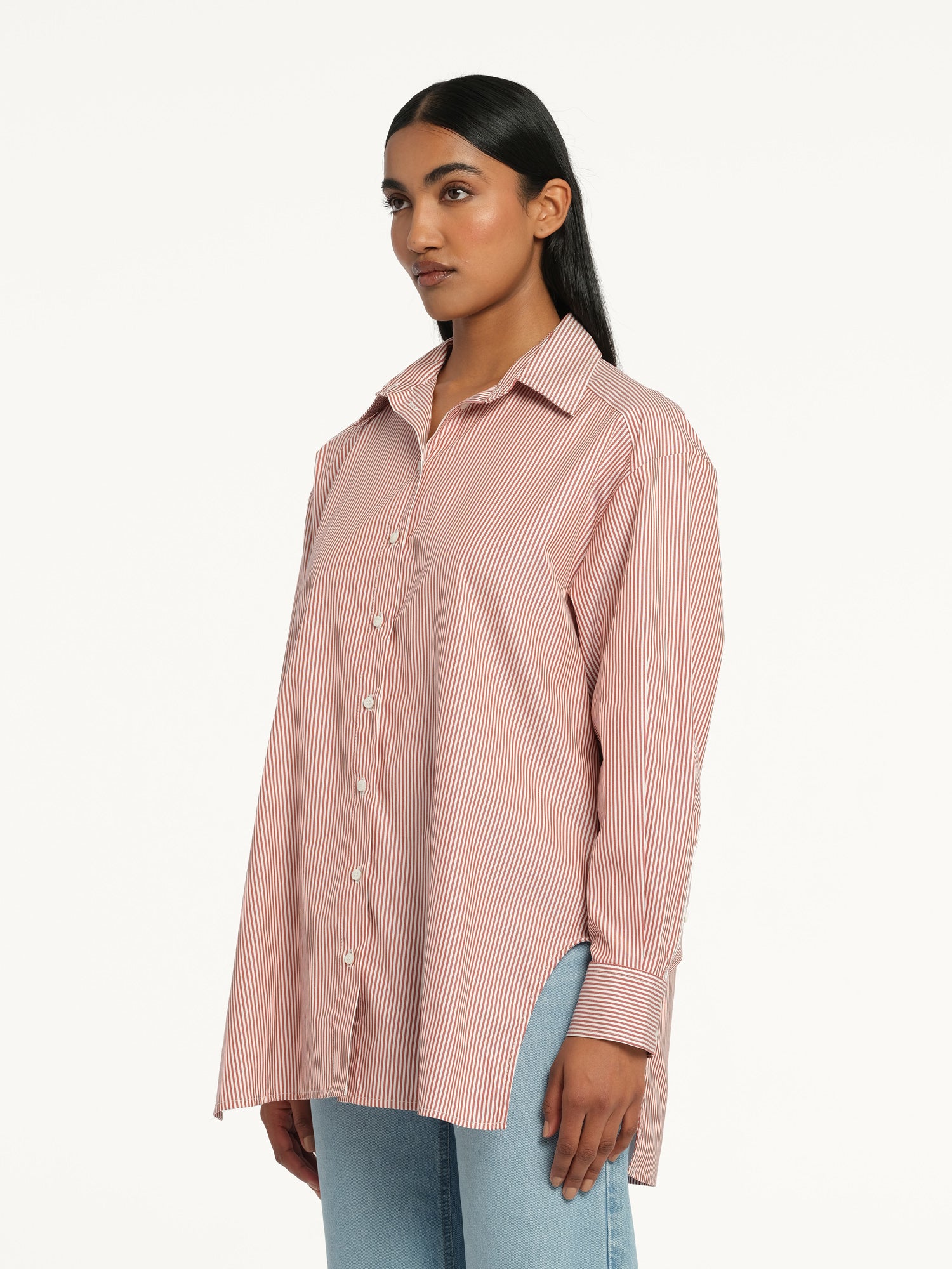 Diane Shirt Copper Stripe