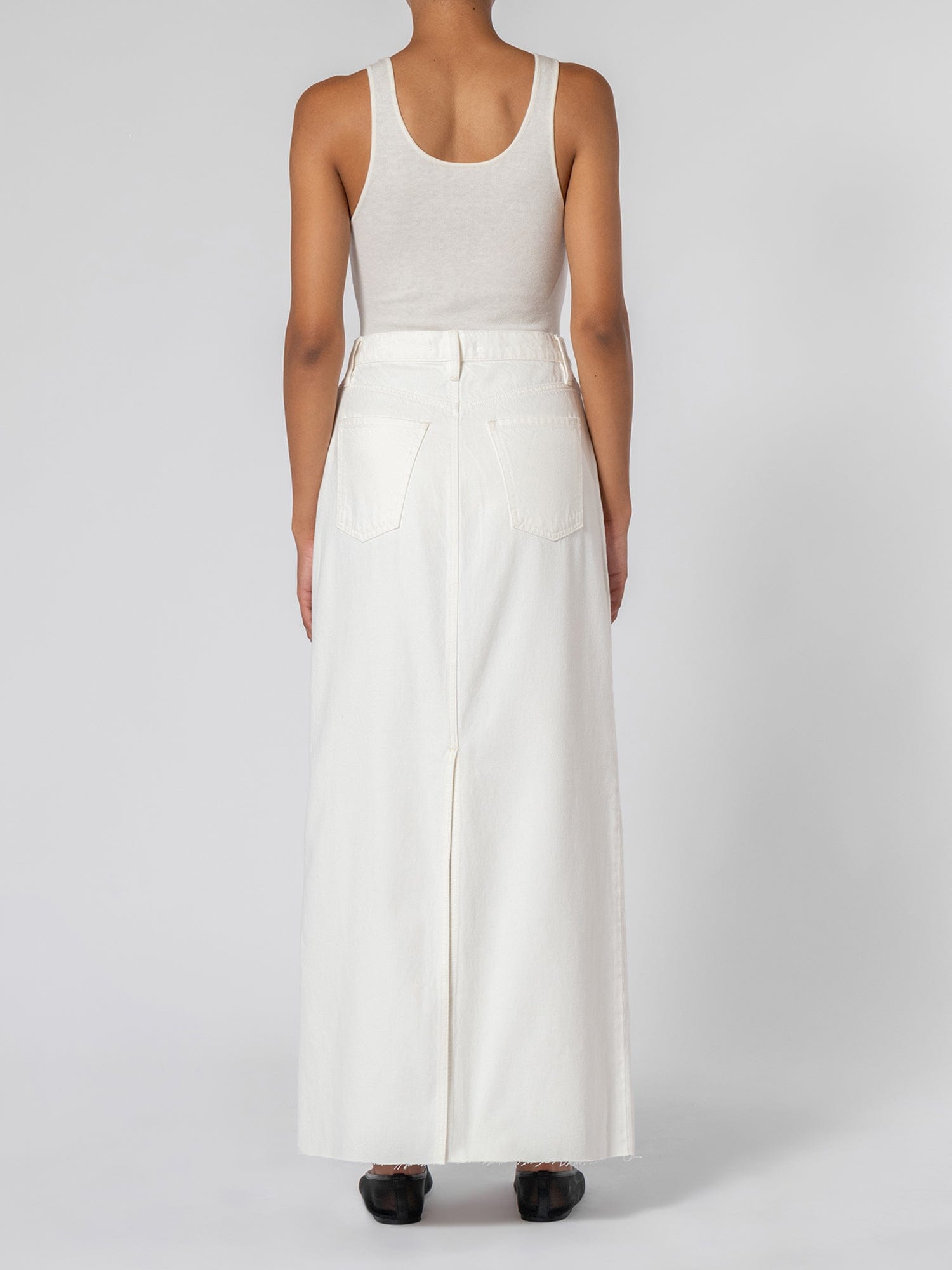 Roxanne Skirt Back Split Natural