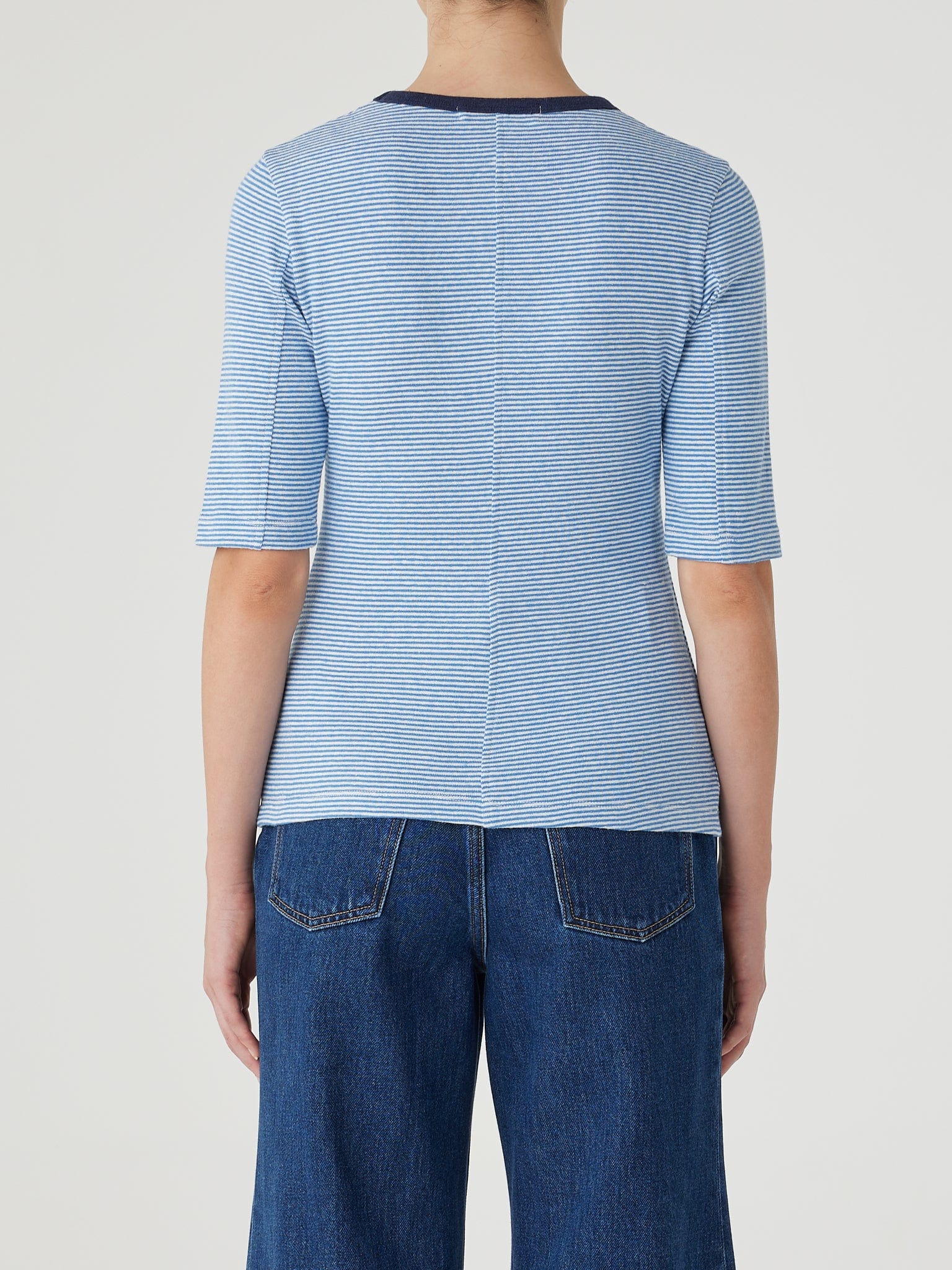 Brigitte Tee Marine Stripe