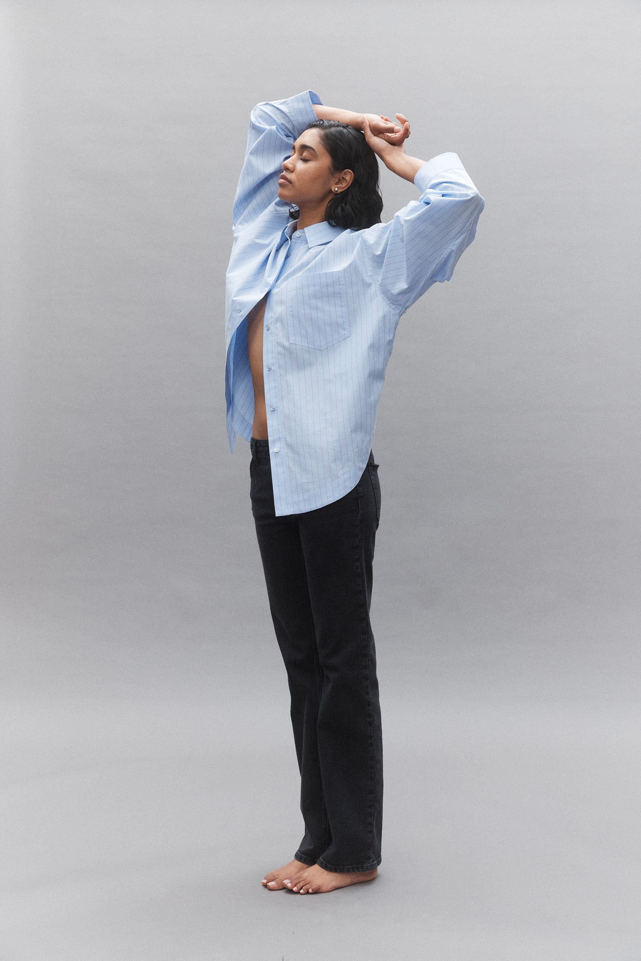 NEW | Evangeline Shirt Pinstripe