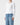 Panelled Long Sleeve Rib White