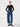 Panelled Long Sleeve Rib Black
