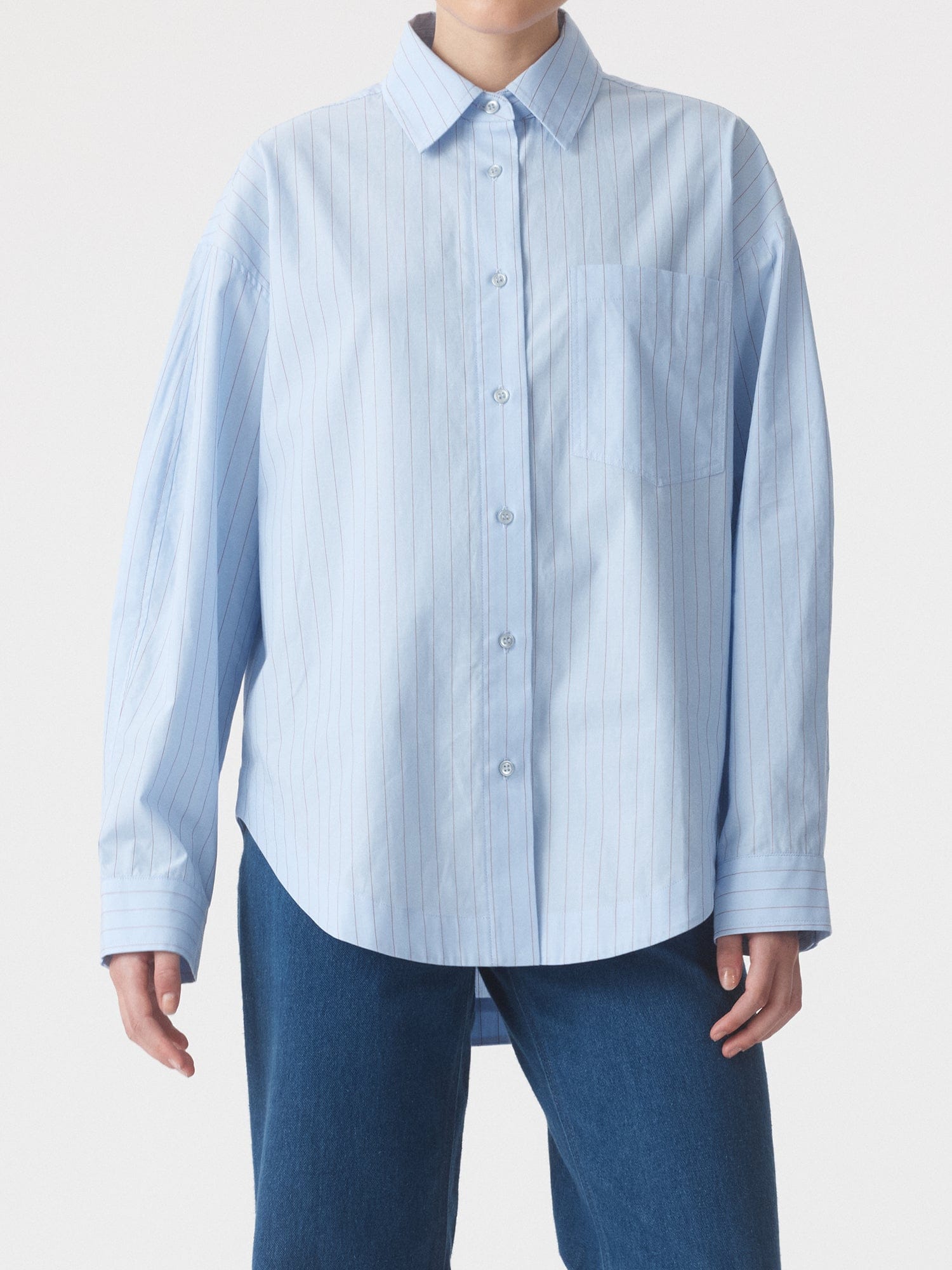 NEW | Evangeline Shirt Pinstripe