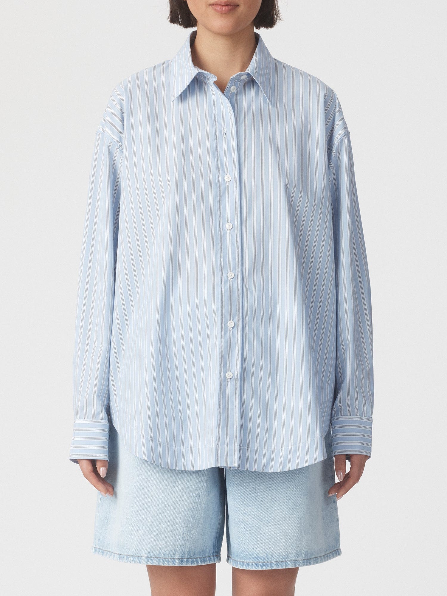 Mayra Shirt Blue Stripe