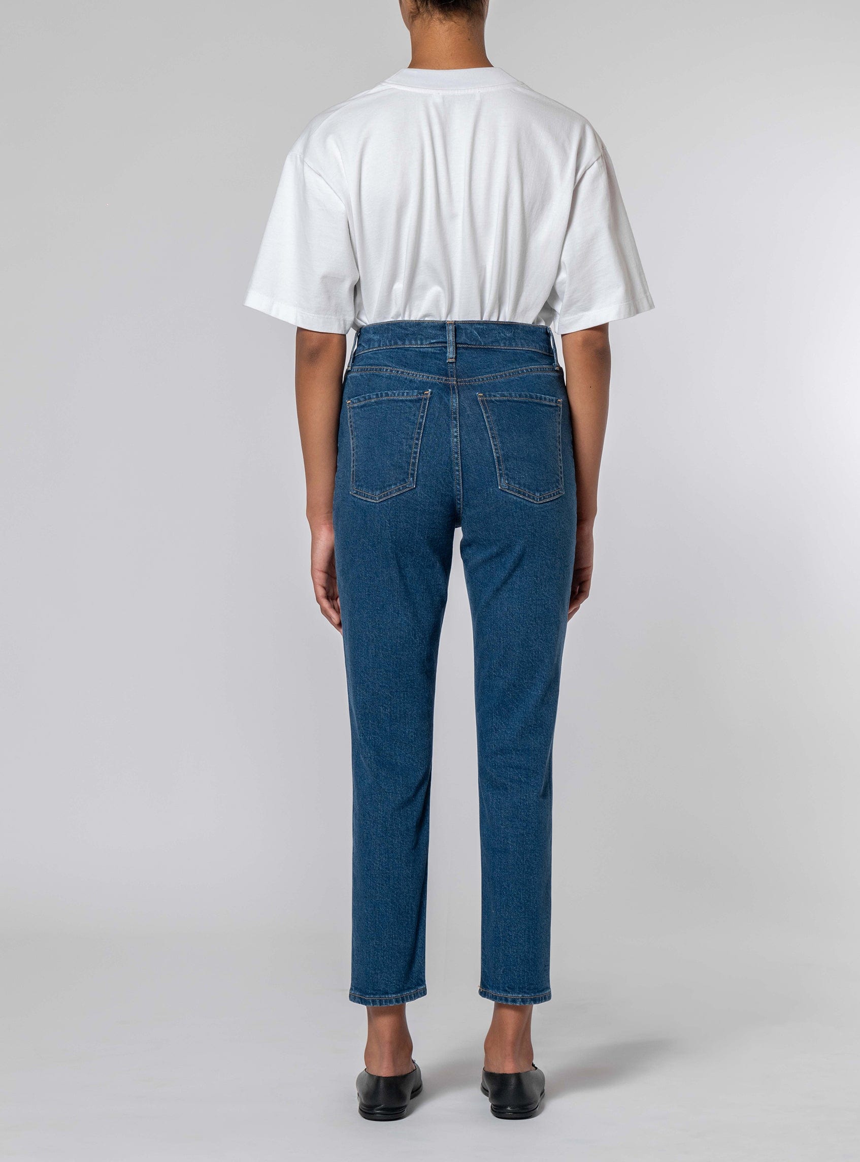 Frankie Slim Leg Jeans - High Rise Comfort Stretch | Nobody