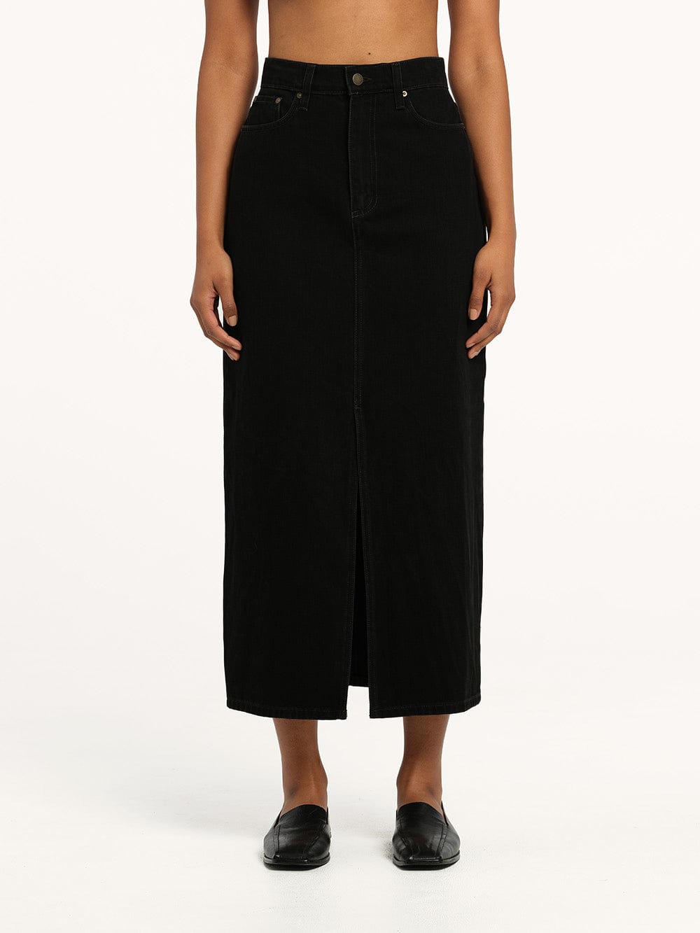 Nobody denim midi skirt best sale