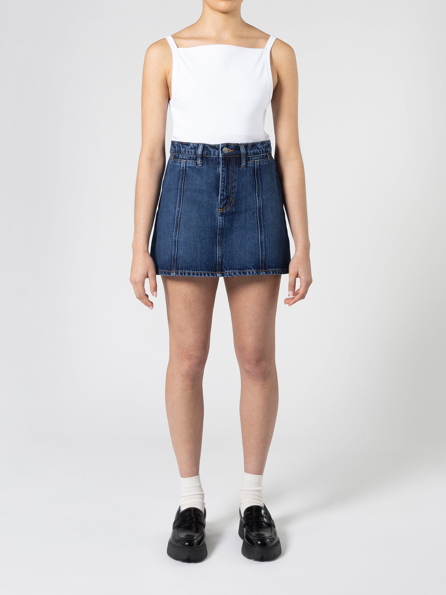 hnasama　Diante REMAKE DENIM SKIRT H & M Angelic Denim Skirt 2001 | eBay