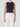 Panelled Rib Tank Smokey Blue