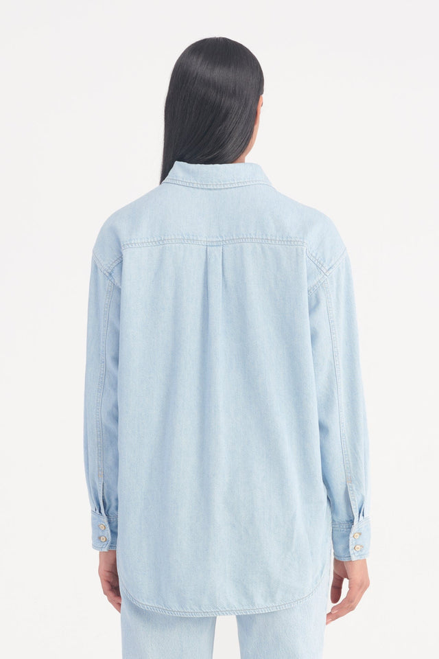 Tessa Denim Shirt Cooler Blue