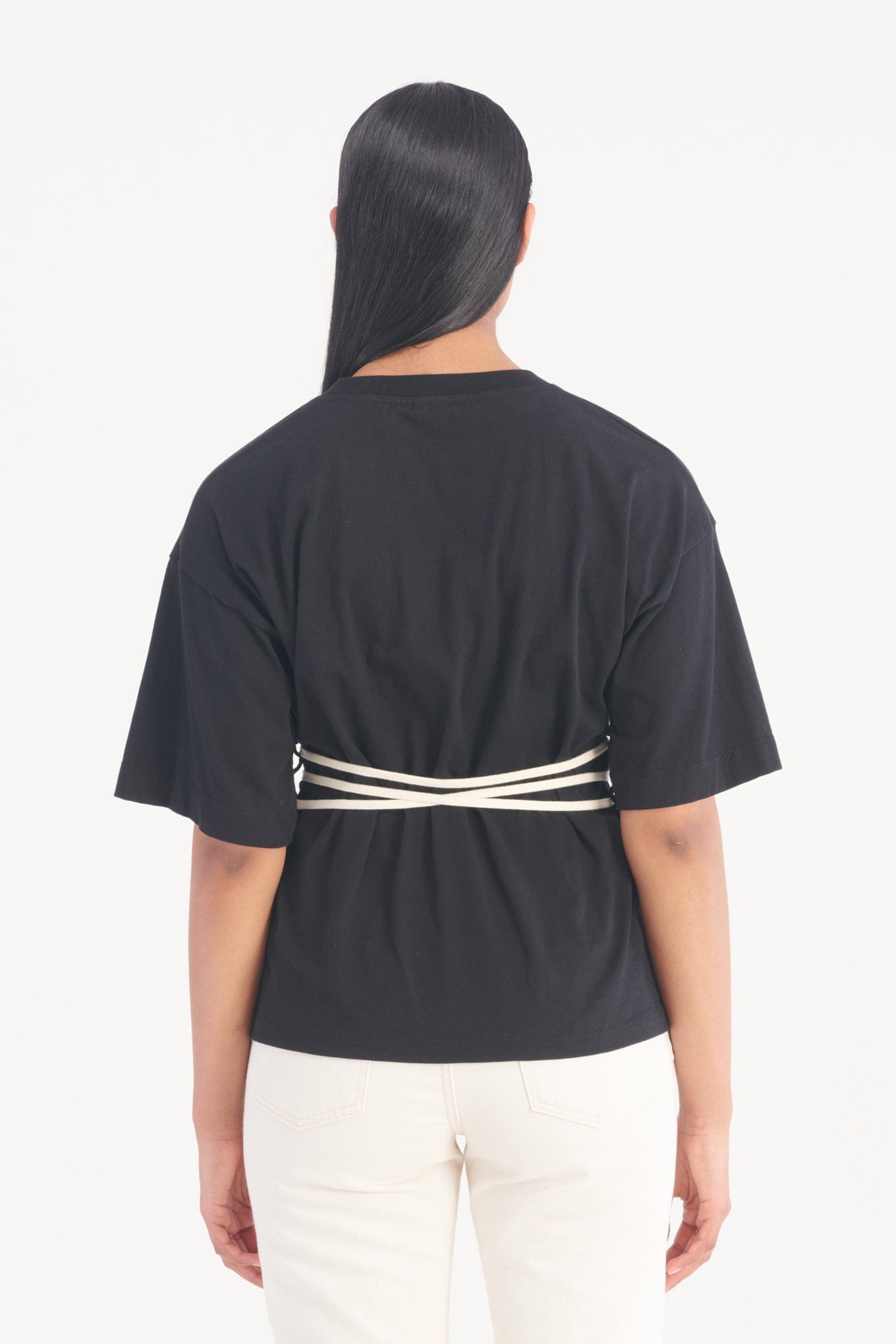 Wrap Tee Black