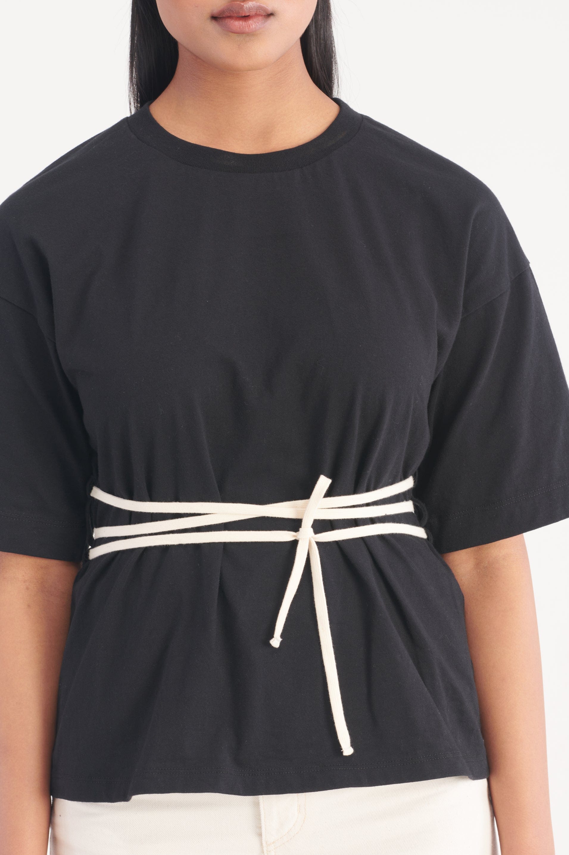 Wrap Tee Black