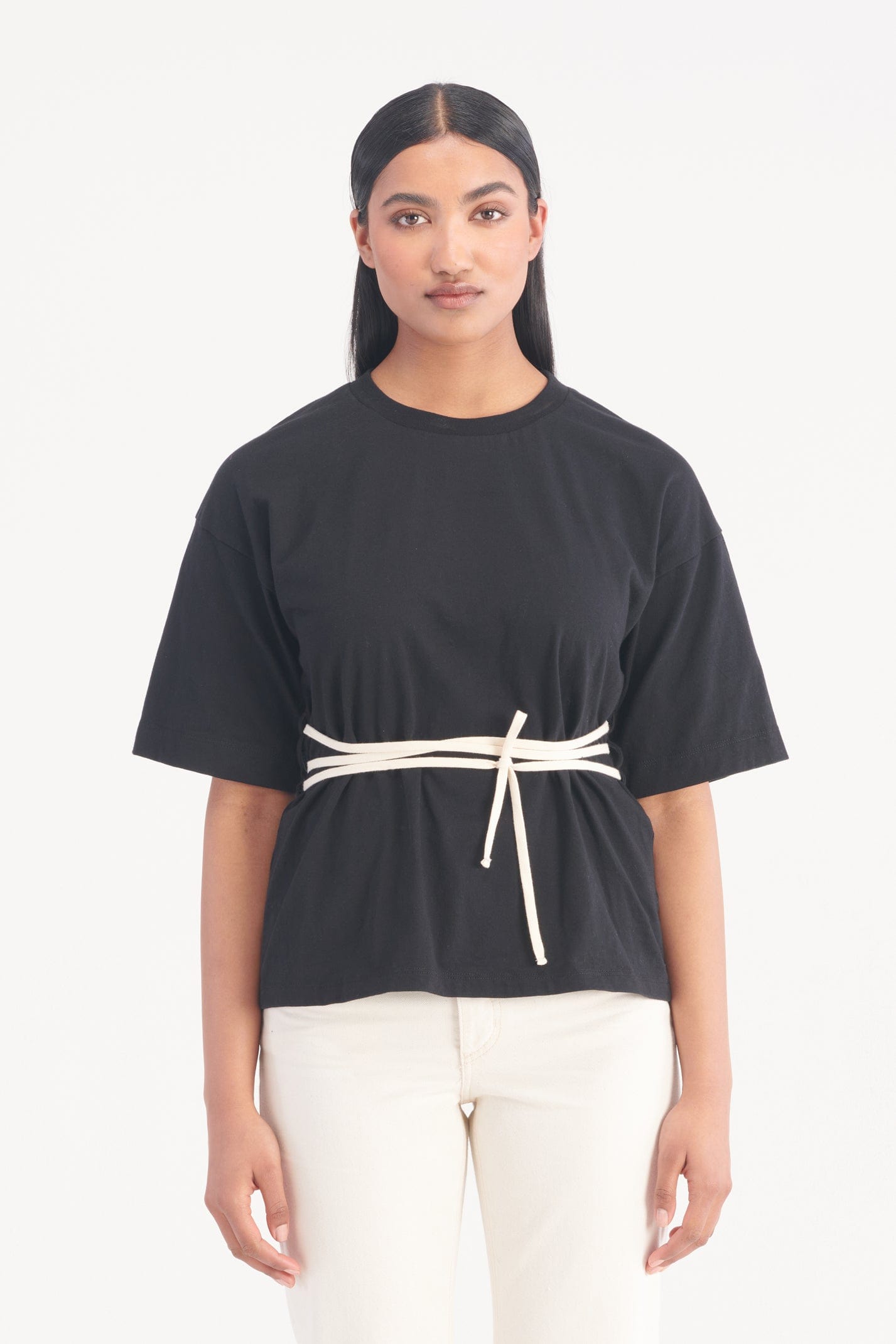 Wrap Tee Black