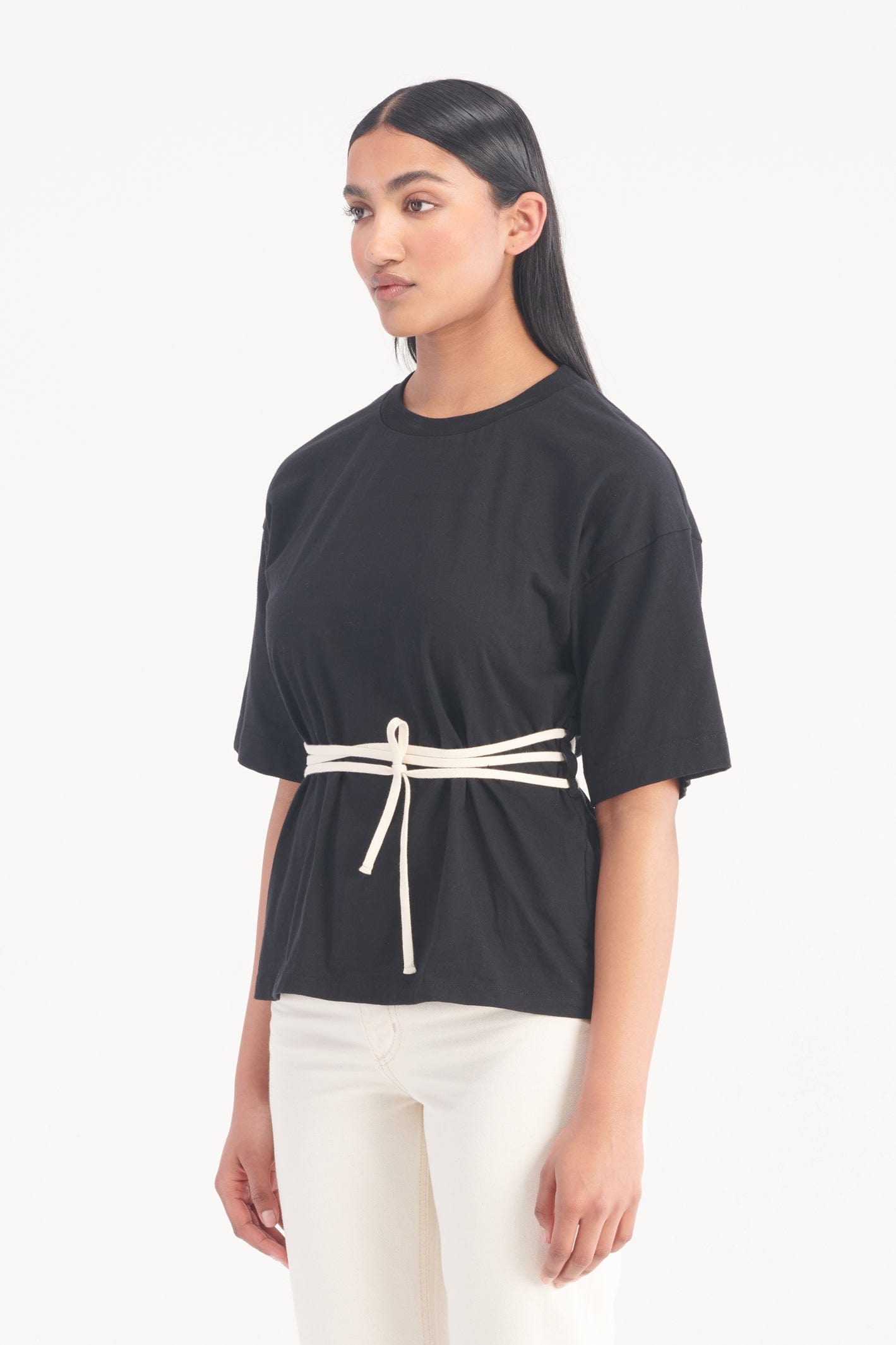 Wrap Tee Black